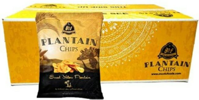 Olu Olu Gourmet Plantain Chips (Sweet)